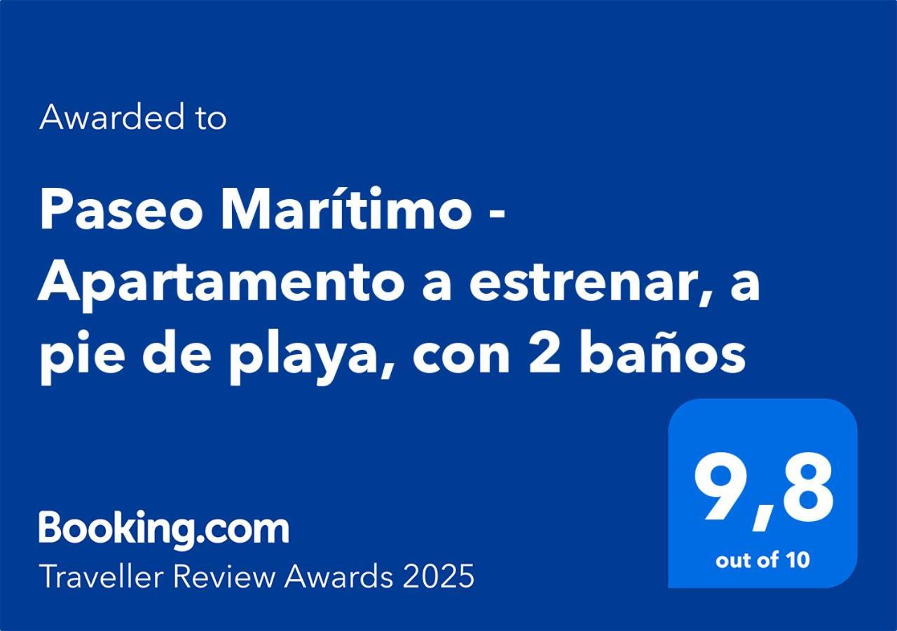 Paseo Maritimo - Apartamento A Estrenar, A Pie De Playa, Con 2 Banos Almería Buitenkant foto